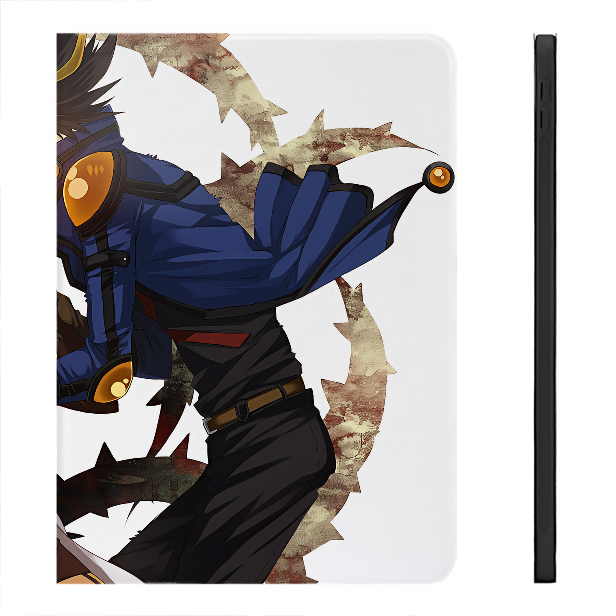 （画像用） 遊☆戯☆王 Yu-Gi-Oh! IPadケース ペンホルダー付き ブックスタイルデザイン